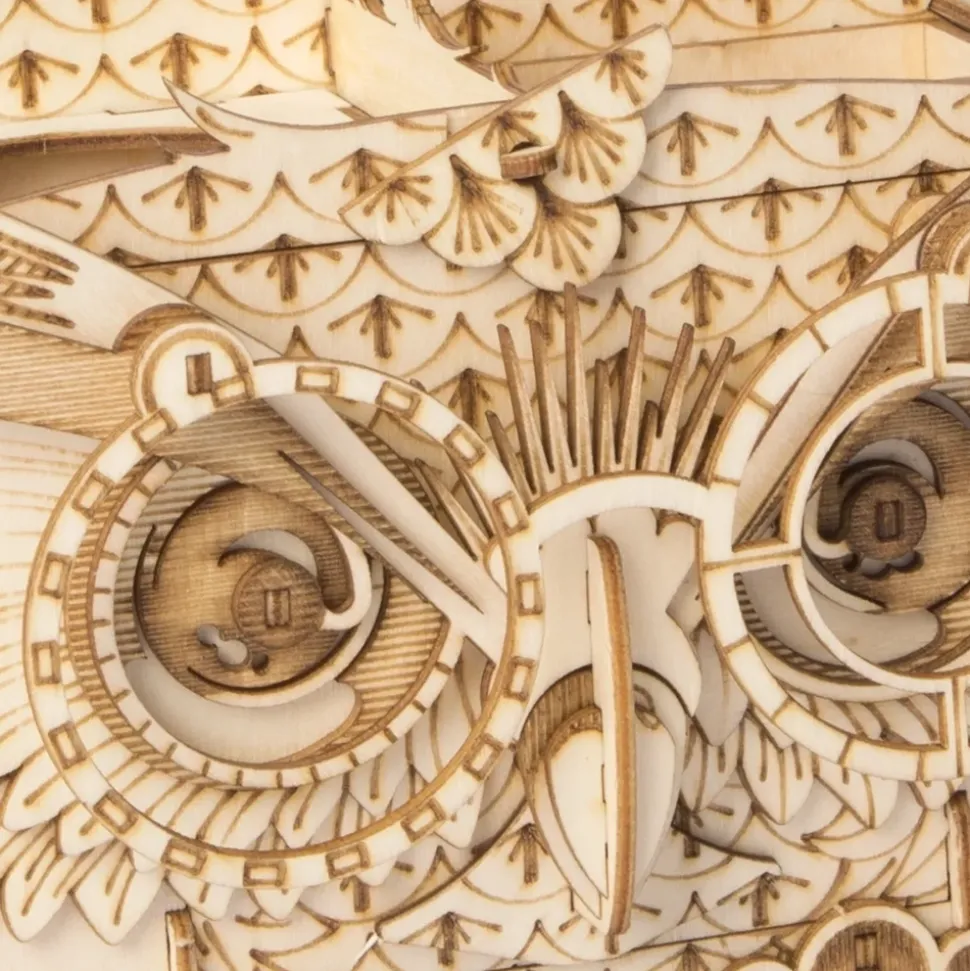 Maqueta portalápices búho Robotime