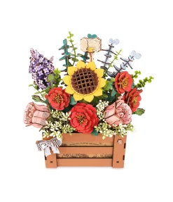 Maqueta Ramo de Flores Madera Robotime