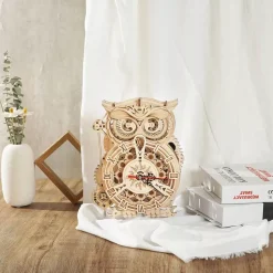 Maqueta reloj búho de madera Classical 3D Robotime