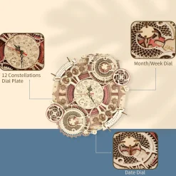 Maqueta Reloj de pared del zodiaco Robotime