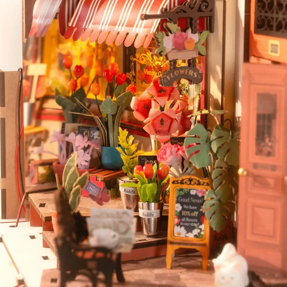 Maqueta Rincón floral Robotime