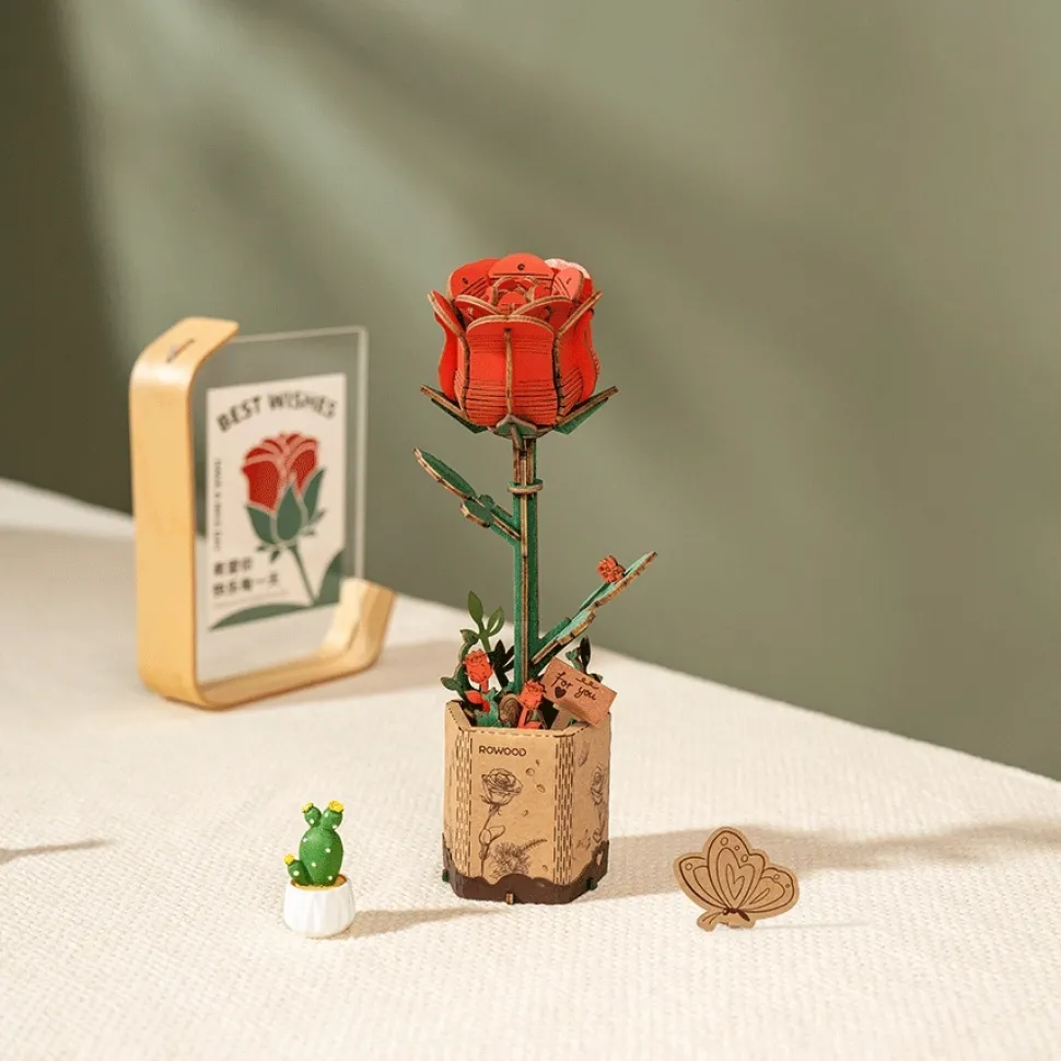 Maqueta Rosa roja Robotime