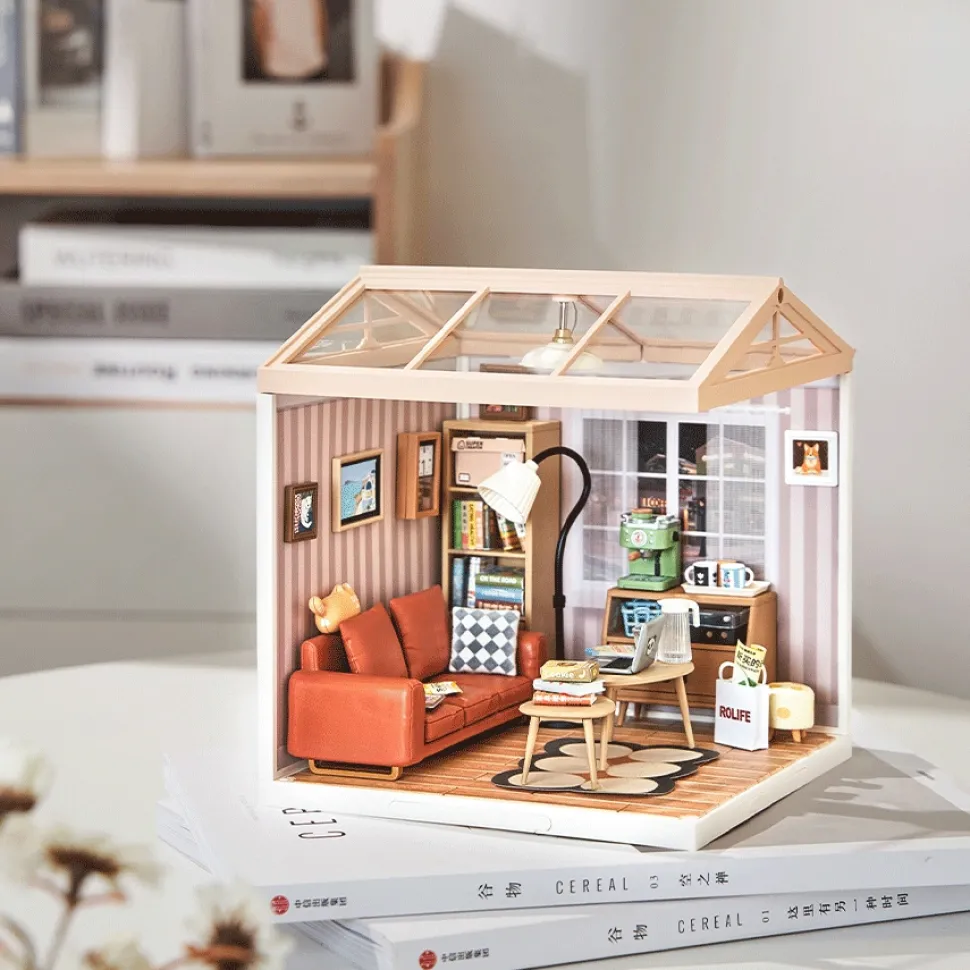 Maqueta Sala de estar acogedora Robotime