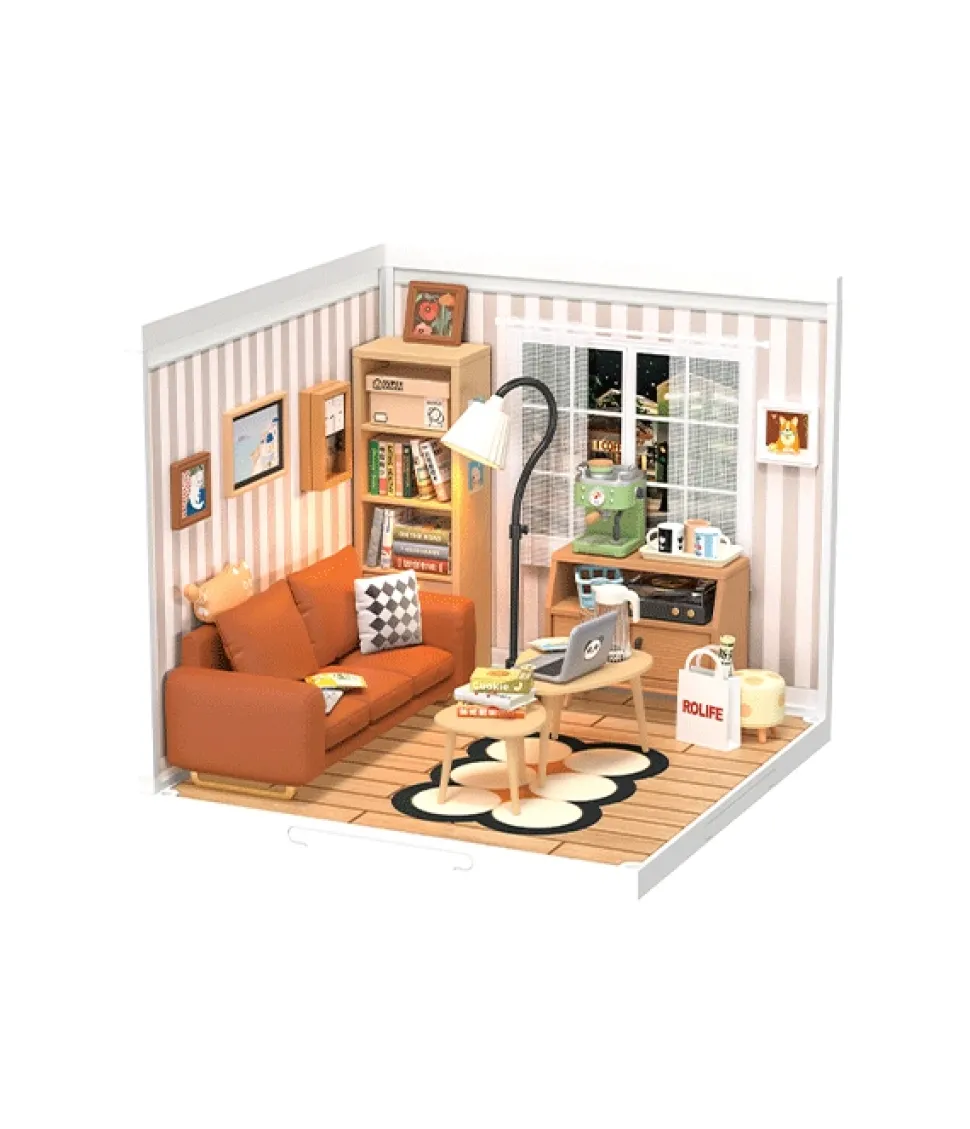 Maqueta Sala de estar acogedora Robotime