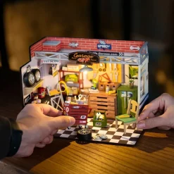 Maqueta Taller de garaje Robotime