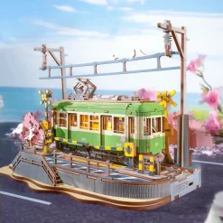 Maqueta Tranvía en sakura Robotime