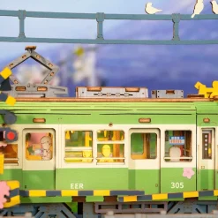 Maqueta Tranvía en sakura Robotime