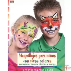 Maquillajes para niños con vivos colores