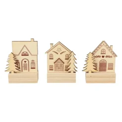 Marcasitios de Madera Home for Christmas Artemio