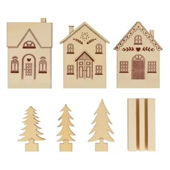 Marcasitios de Madera Home for Christmas Artemio