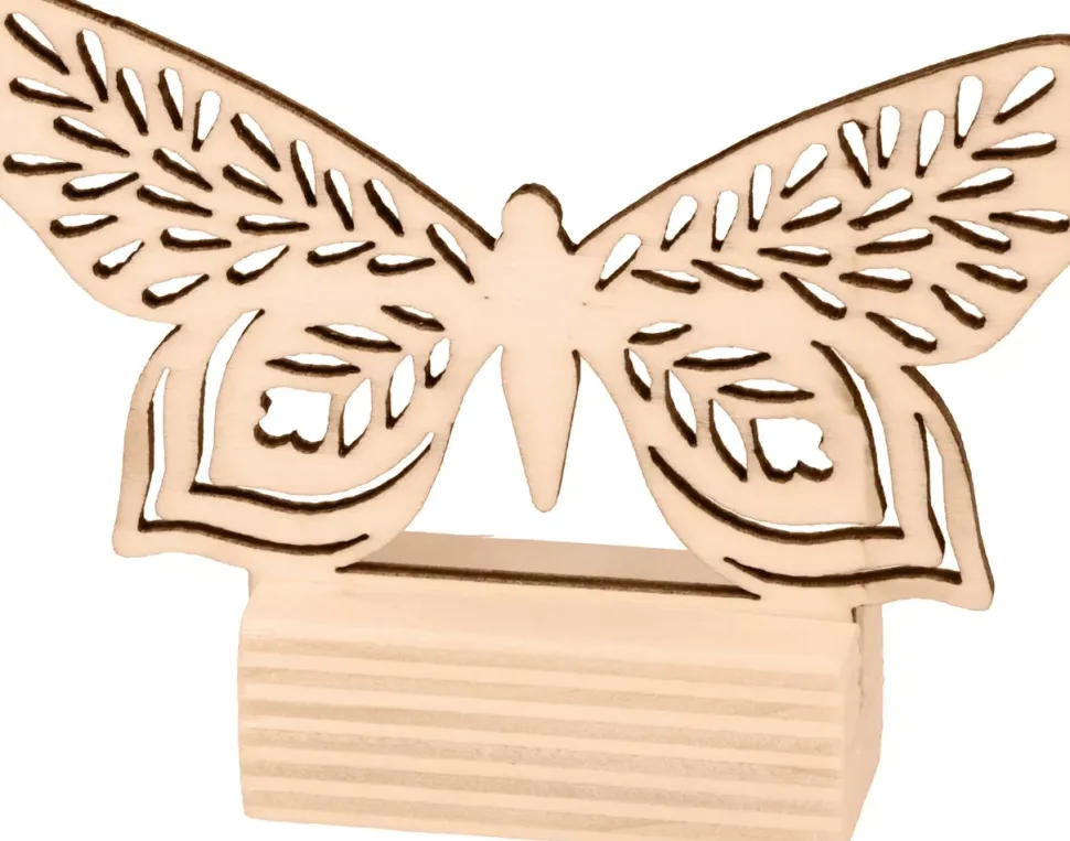 Marcasitios de Madera Mariposa Artemio