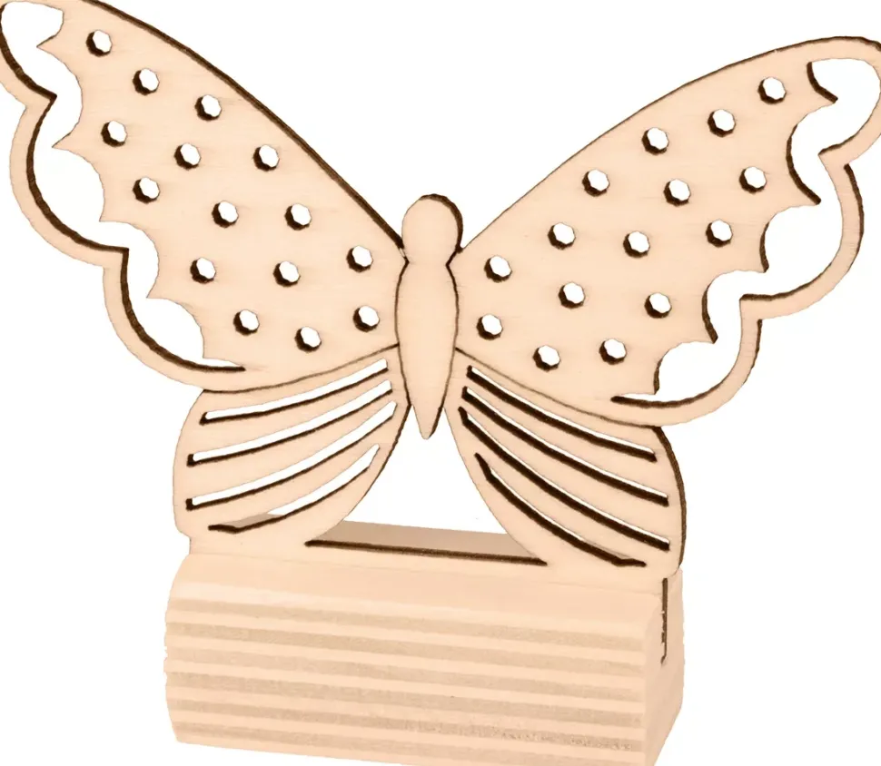 Marcasitios de Madera Mariposa Artemio