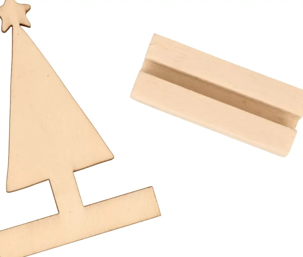 Marcasitios de Madera Woodsy Christmas Artemio