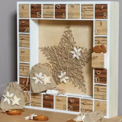Marco Calendario de adviento de madera