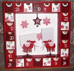 Marco Calendario de adviento de madera