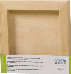 Marco cuadrado pequeño profundo Artemio 20x20cm