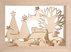 Marco de Madera Teatro Woodsy Christmas Artemio