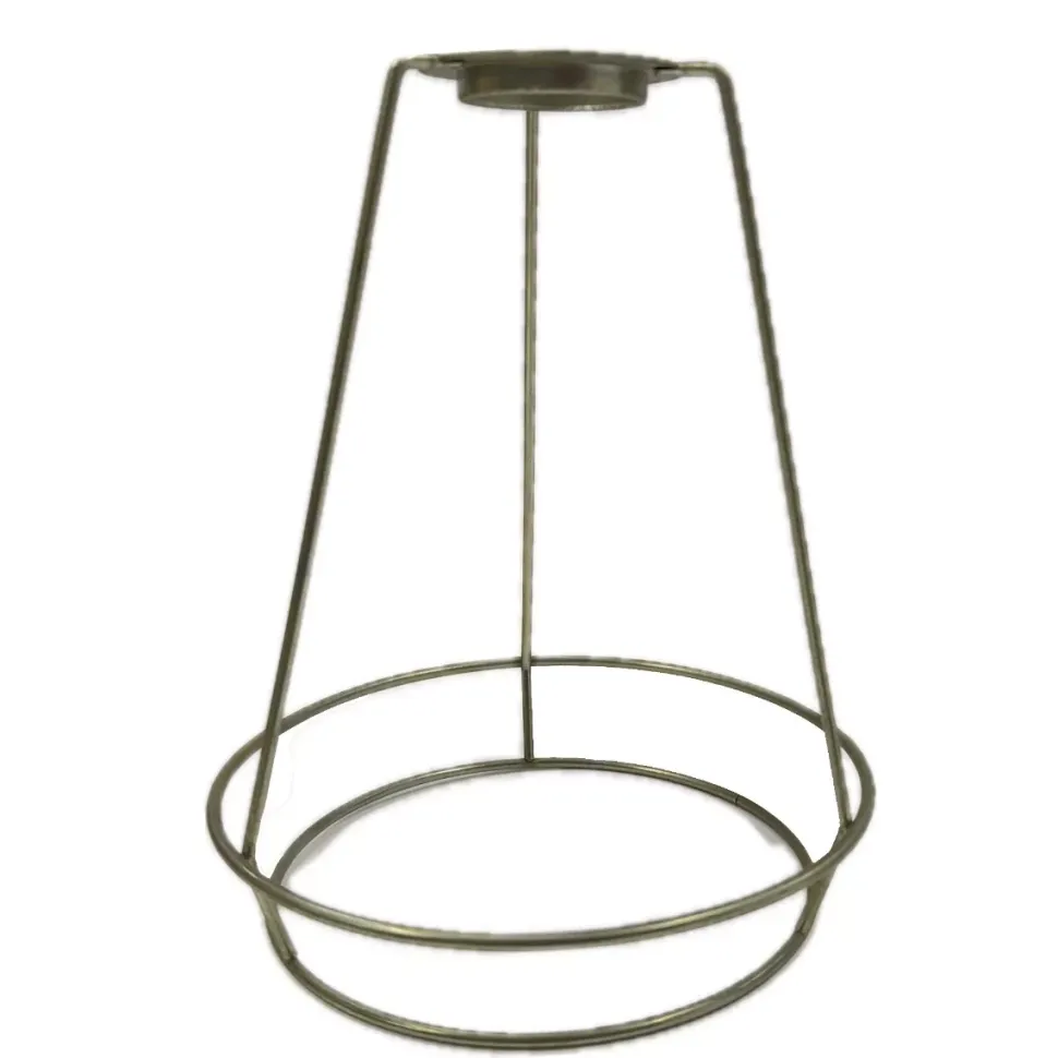 Marco de metal para pantalla de lámpara