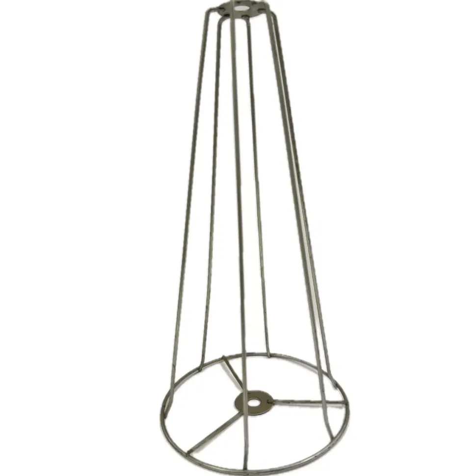 Marco de metal para pantalla de lámpara