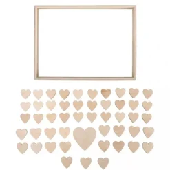 Marco Para Firmas de Madera con Corazones Rayher
