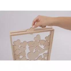 Marco Para Firmas de Madera con Corazones Rayher