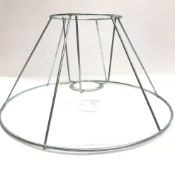 Marco redondo de metal para pantalla de lámpara