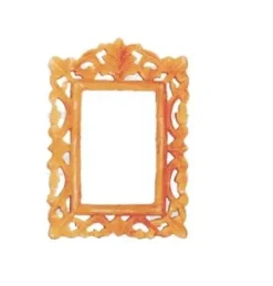 Marco resina calado mediano sin decorar 24x17 cm exterior 15,5x11 cm interior