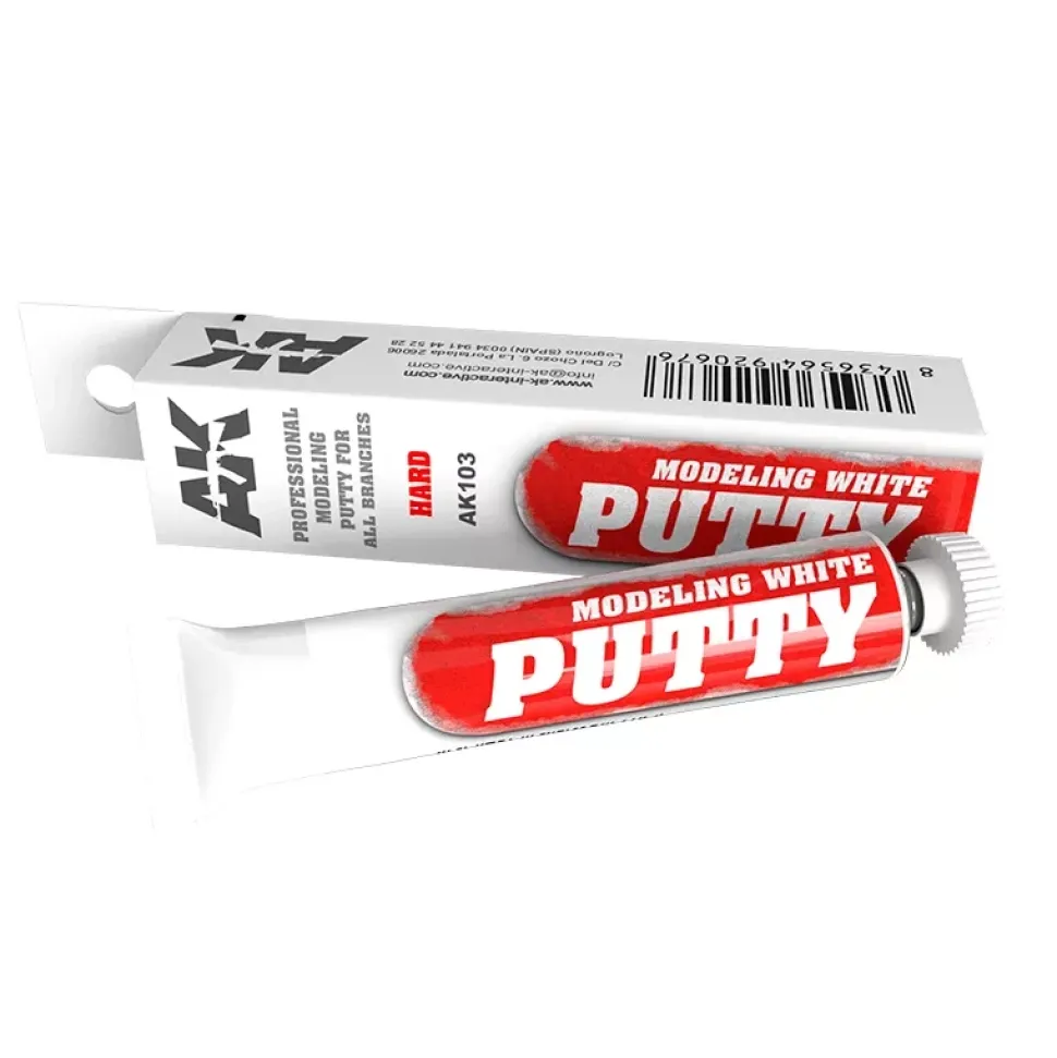 Masilla para modelar blanca Putty AK Interactive 20ml