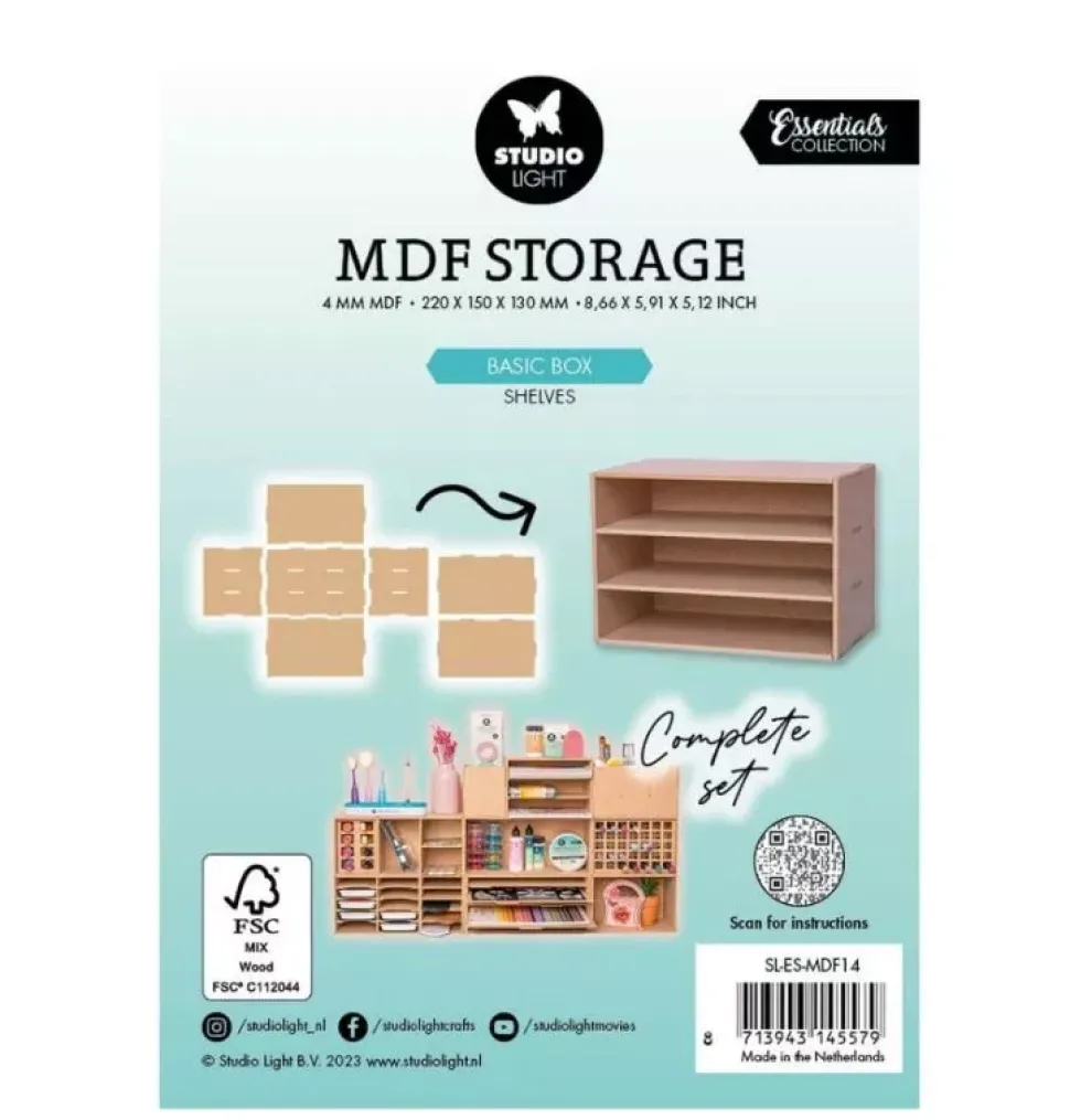Módulo de almacenaje de DM Basic Box Shelves Essentials Studio Light