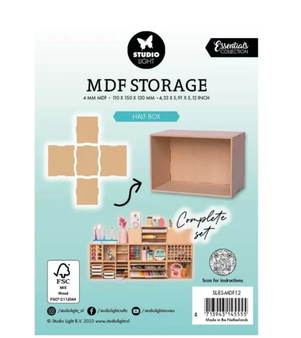 Módulo de almacenaje de DM Half Box Essentials Studio Light