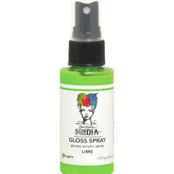 Media Gloss Spray Dina Wakley Lime Ranger 56ml
