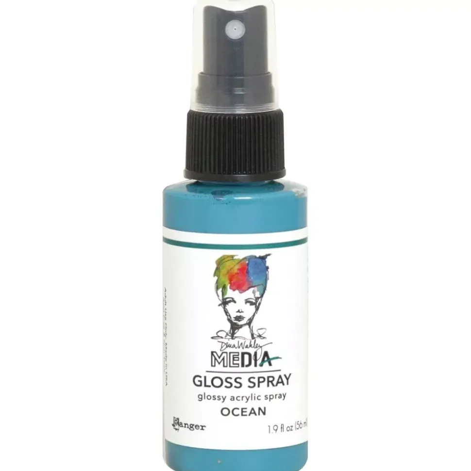 Media Gloss Spray Dina Wakley Ocean Ranger 56ml