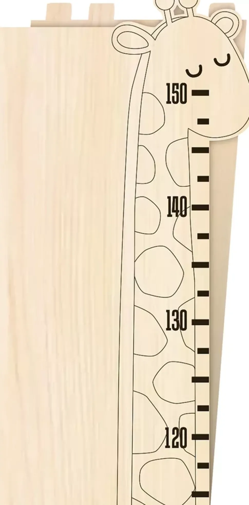 Medidor Infantil Madera Jirafa Safari Artemio