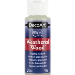 Medium Craquelador Weathered Wood Crackle DecoArt
