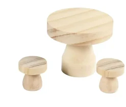 Mesa con Taburetes de Madera Creativ Company