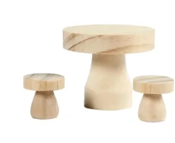 Mesa con Taburetes de Madera Creativ Company