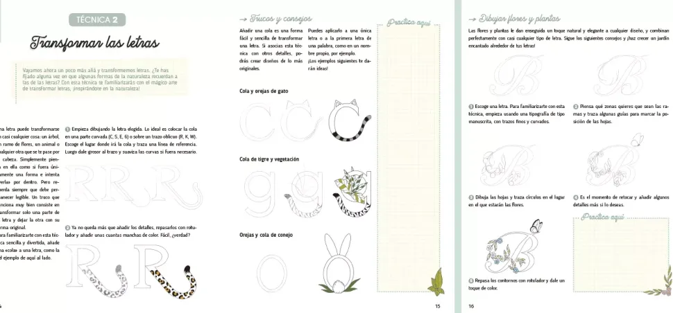 Mi cuaderno de letras. Naturaleza Descubre alfabetos creativos