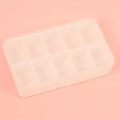 Mini Caja Con 10 Compartimentos Blanca Craftelier