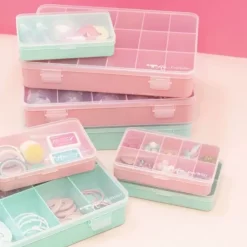 Mini Caja Con 10 Compartimentos Blanca Craftelier