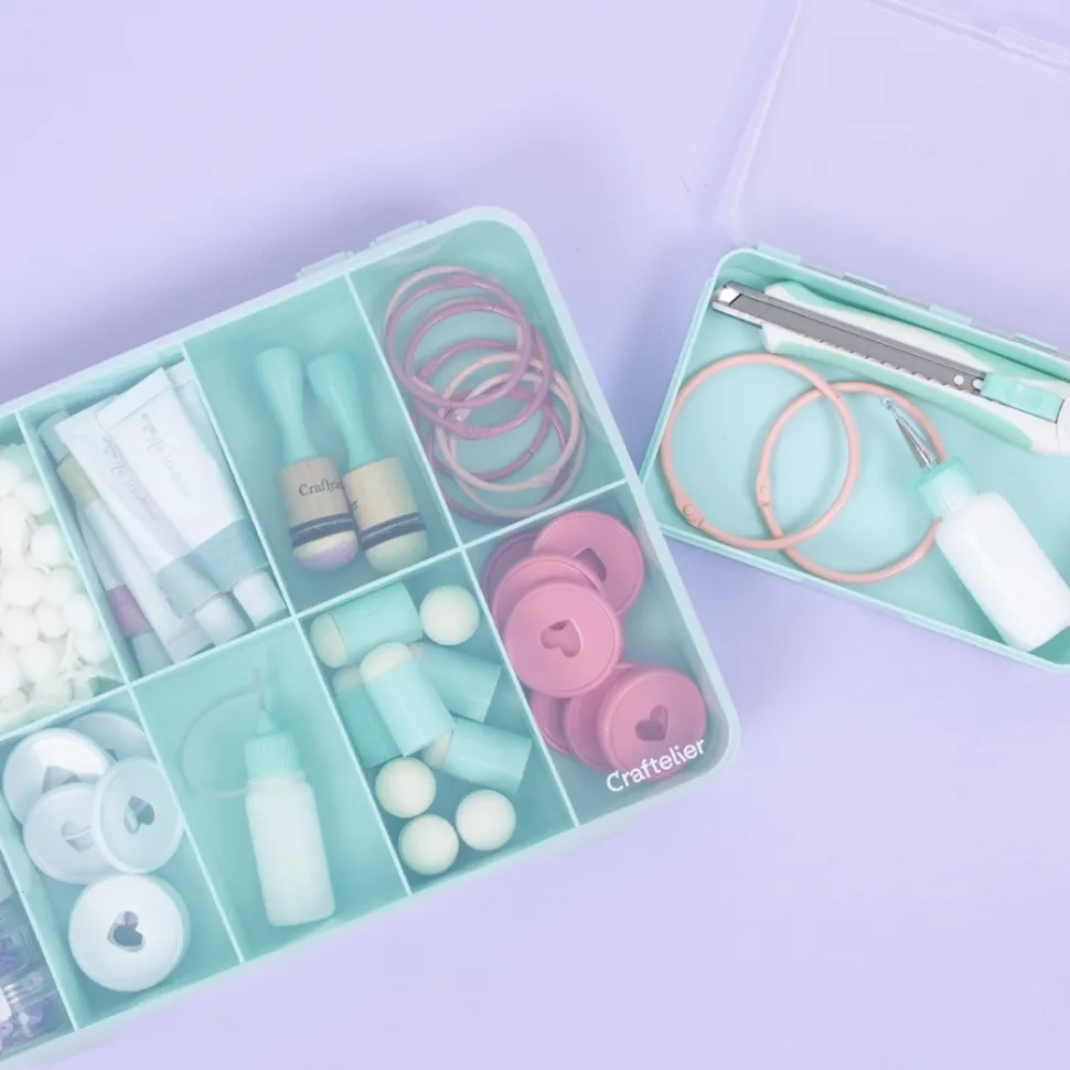 Mini Caja Turquesa Craftelier