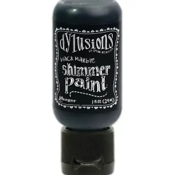 Mini Pintura Acrílica Dylusions Shimmer Black Marble Ranger 29ml