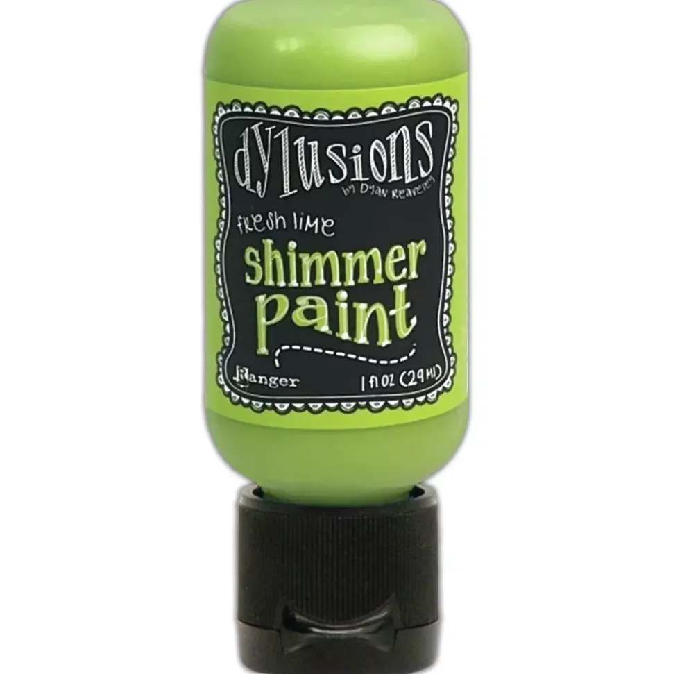 Mini Pintura Acrílica Dylusions Shimmer Fresh Lime Ranger 29ml