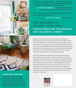 Mixed fiber macramé