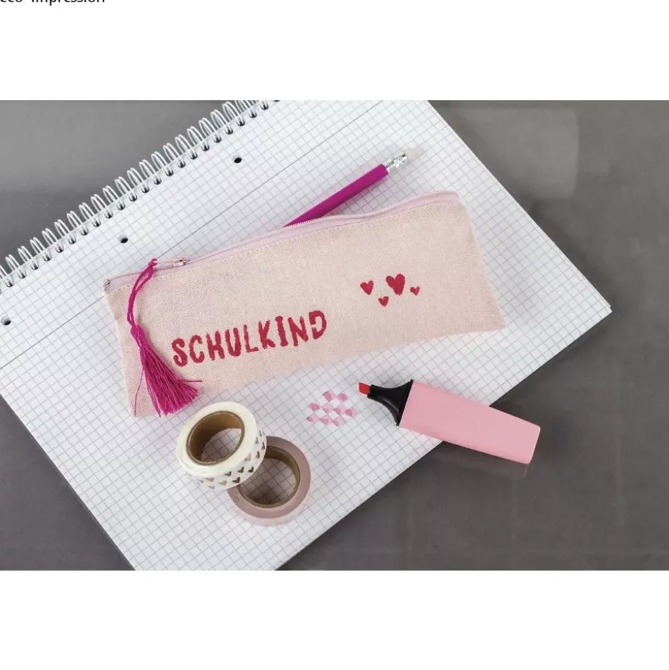 Mochila de cuerdas y estuche Pale Pink