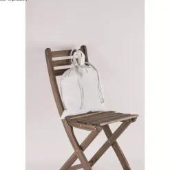 Mochila saco de algodón blanco