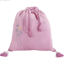 Mochila saco de algodón blanco