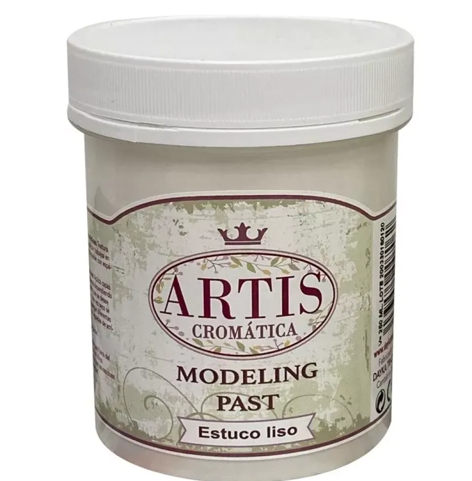 Modeling past. Estuco liso. Artis Cromática 250ml.