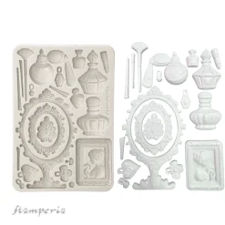 Molde de silicona Belleza Masquerade Stamperia A5