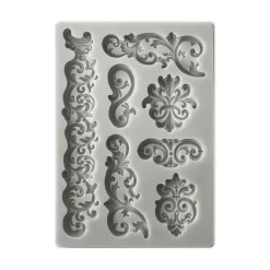 Molde de silicona Borders and Laces Stamperia A6