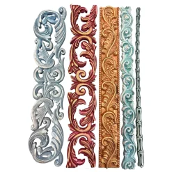 Molde de silicona Bordes Art Stories Stamperia 21x29cm